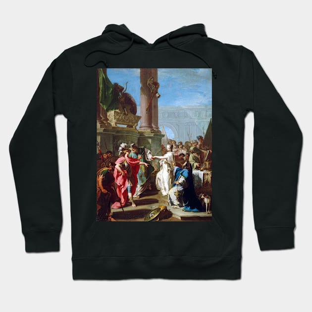 Giovanni Battista Pittoni The Sacrifice of Polyxena Hoodie by pdpress